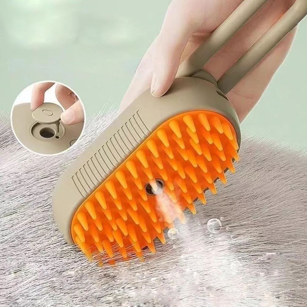 Brosse pour Chien - GroomingPro™ - Beige & Orange
